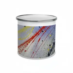 Sunrise On Pluto Enamel Mug