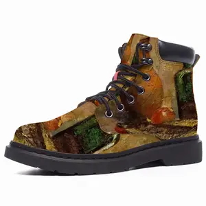 Men Still Life With Fish Impressionism Realism Mid Top Boots