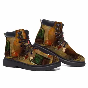 Men Still Life With Fish Impressionism Realism Mid Top Boots