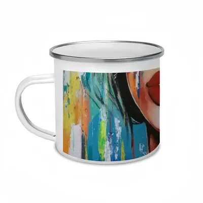 Summer Rain Enamel Mug