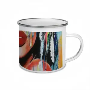 Summer Rain Enamel Mug