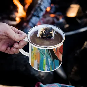 Summer Rain Enamel Mug