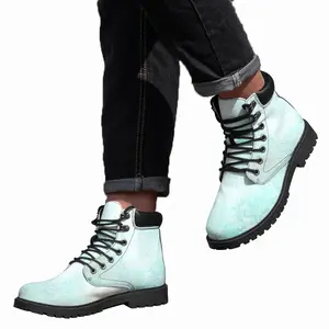 Men Calm Of The Blue Mid Top Boots