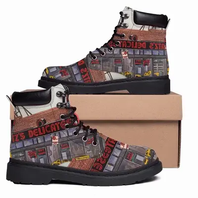 Men Katzs Deli New York City Mid Top Boots