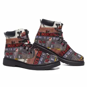 Men Katzs Deli New York City Mid Top Boots