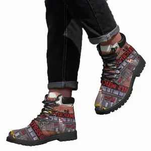 Men Katzs Deli New York City Mid Top Boots