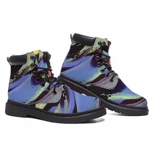 Men Purple Moments Mid Top Boots