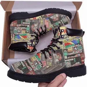 Men A & H Candy Store New York City Mid Top Boots