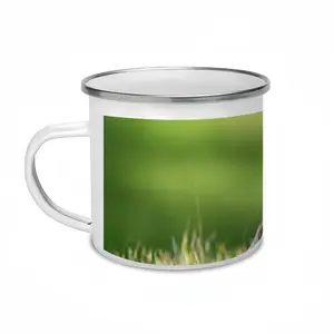 Bird In High Park Grass Enamel Mug