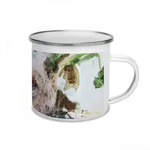 Birds Nest And Flying People Enamel Mug