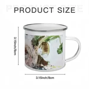 Birds Nest And Flying People Enamel Mug