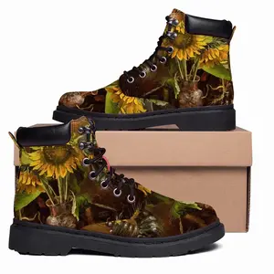 Men My Sunflowers Mid Top Boots