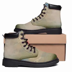 Men Green Landscape No3 Mid Top Boots