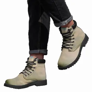 Men Green Landscape No3 Mid Top Boots