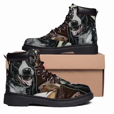 Men Barking Mid Top Boots