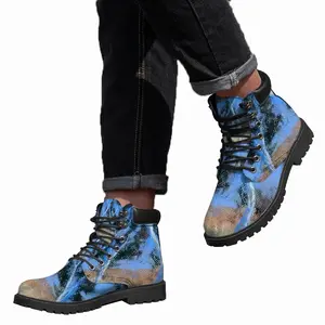 Men Australian Ghost Gum Trees Mid Top Boots