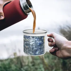 Deep Blue Enamel Mug