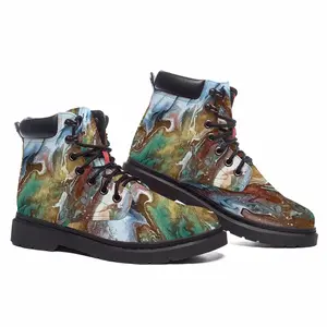 Men Water Slide Mid Top Boots