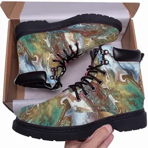 Men Water Slide Mid Top Boots