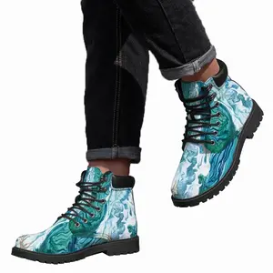 Men Cascading Mid Top Boots