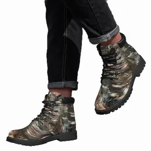 Men Female Violence Mid Top Boots