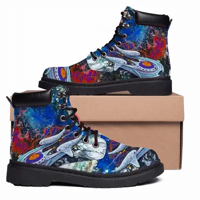 Men Space Flight Mid Top Boots