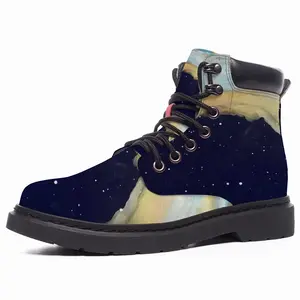 Men Broken Rainbow Mid Top Boots