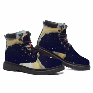 Men Broken Rainbow Mid Top Boots