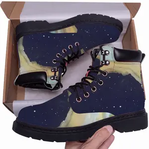 Men Broken Rainbow Mid Top Boots