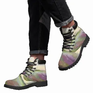 Men Lavender Field Mid Top Boots