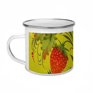 Raspberry Enamel Mug