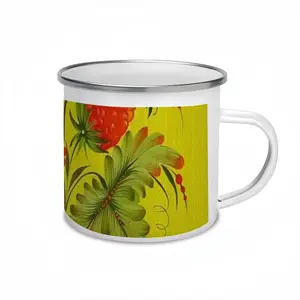 Raspberry Enamel Mug