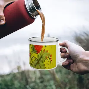 Raspberry Enamel Mug