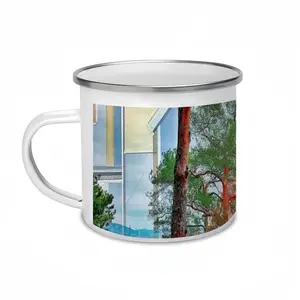 Deep Breath Enamel Mug