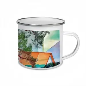 Deep Breath Enamel Mug