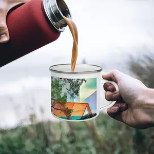 Deep Breath Enamel Mug