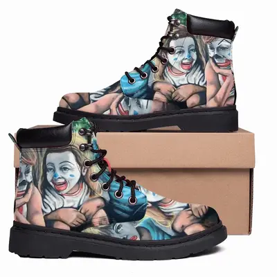 Men Clowns Mid Top Boots