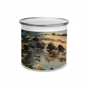 Famous Cliff Of The Black Sea Enamel Mug