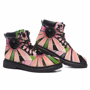 Men Pink Encenecia Mid Top Boots