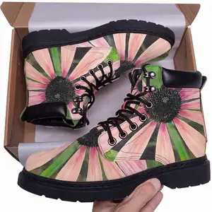 Men Pink Encenecia Mid Top Boots