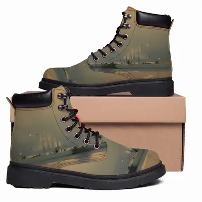 Men Sailboats A Mid Top Boots