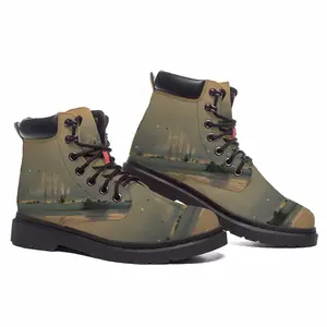 Men Sailboats A Mid Top Boots