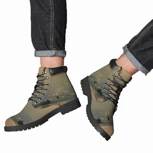 Men Sailboats A Mid Top Boots