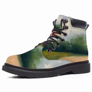 Men Countryside Impressionist Landscape No 2 Mid Top Boots