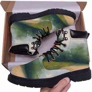 Men Countryside Impressionist Landscape No 2 Mid Top Boots