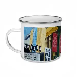 Fat Toad And Bourbon Theater Enamel Mug