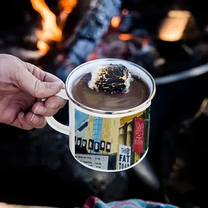 Fat Toad And Bourbon Theater Enamel Mug