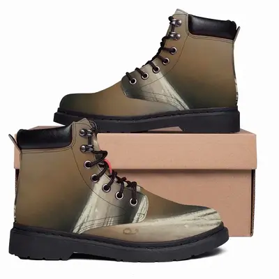 Men Sailboats Mid Top Boots