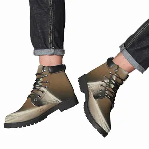 Men Sailboats Mid Top Boots