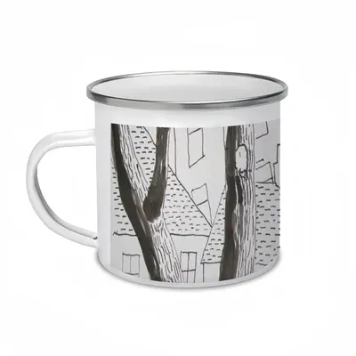 Trees Enamel Mug